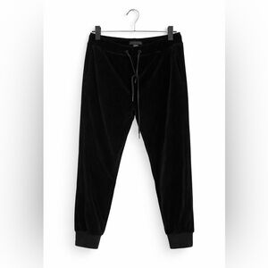 Sanctuary Black Velvet Joggers